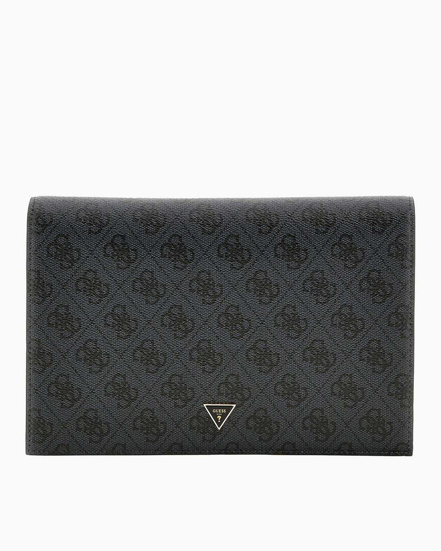Guess Noreen Card Holder Portföy El Çantası Coal Logo