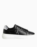 Calvin Klein Jeans Chunky Cupsole Lace Up Sneakers Black/Silver