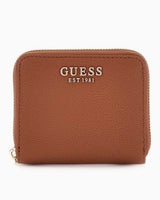 Guess Laurel Gregoria Fermuarlı Küçük Boy Kadın Cüzdan Cognac