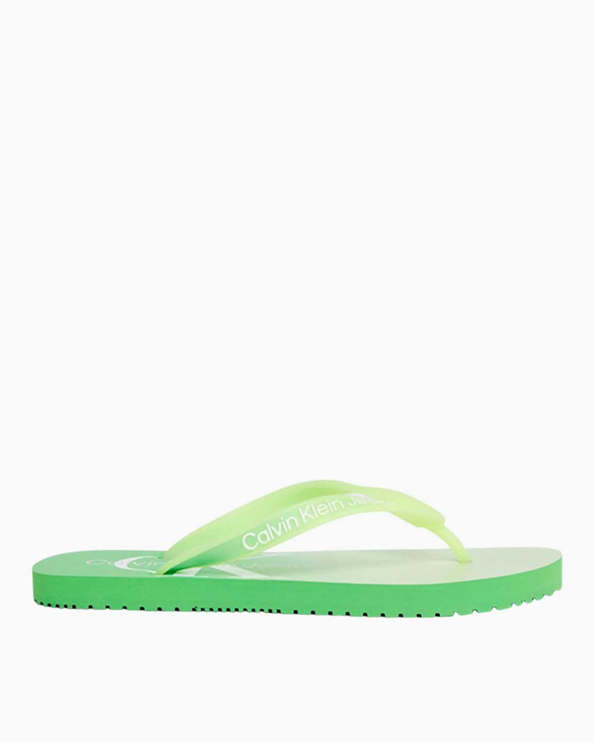 Calvin Klein Beach Sandal Gradient Kadın Terlik Classic Green/Sharp Green