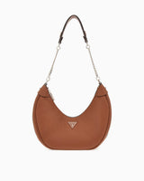 Guess Silvye Bucket Zincir Detaylı Omız Çantası Cognac