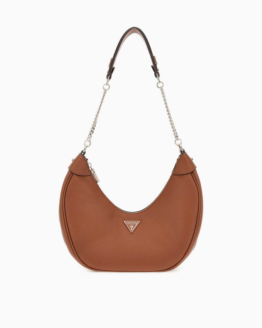 Guess Silvye Bucket Zincir Detaylı Omız Çantası Cognac