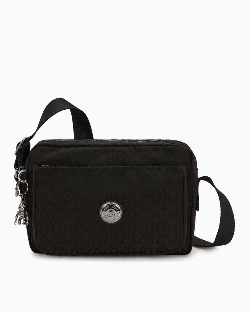 Kipling Abanu M Omuz Çantası BLACK SIGNATURE JQ
