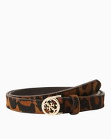 Guess Jane 20mm Kadın Deri Kemer Leopard