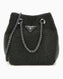 Guess Zalina Pouch Taşlı Omuz Çantası Black