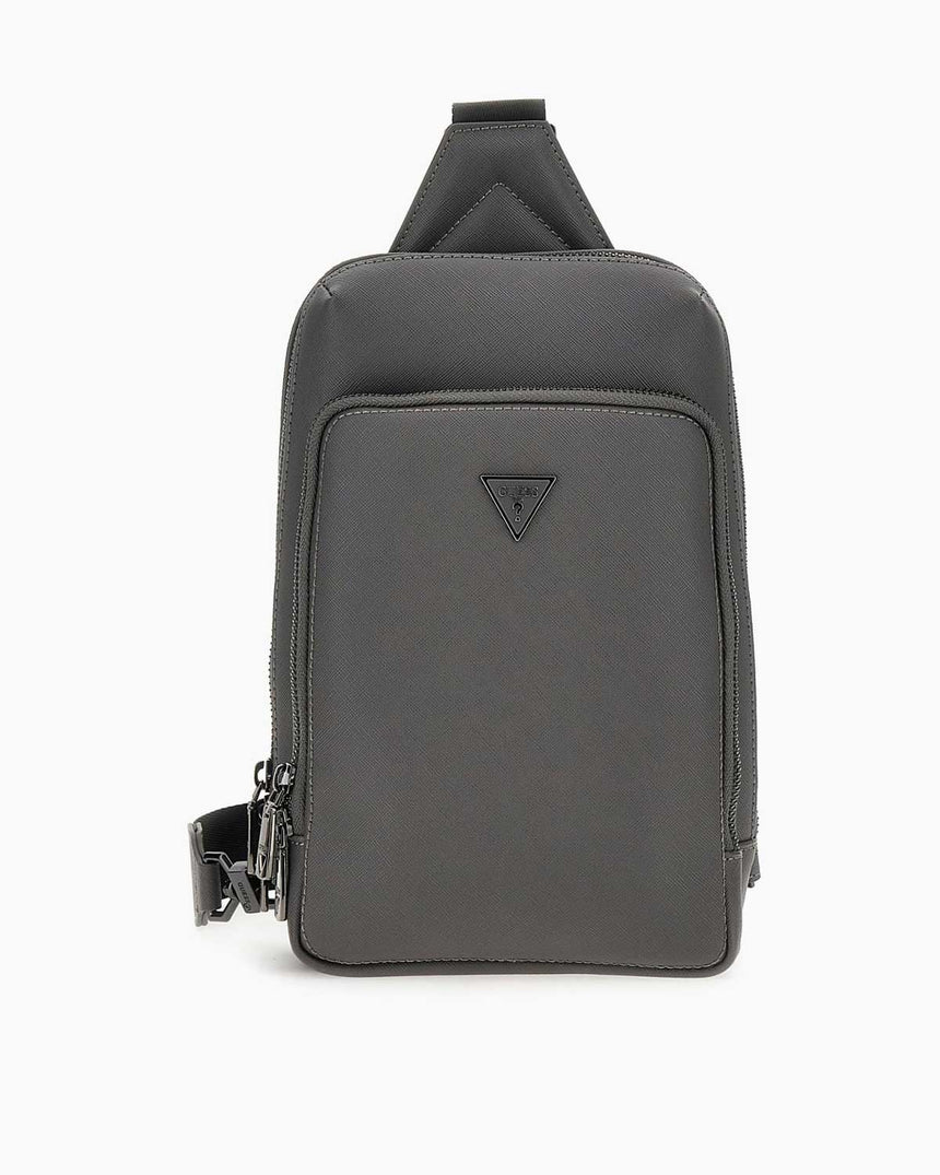 Guess Milano Logolu Bel Çantası Asphalt