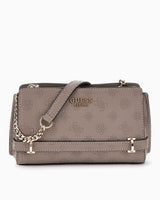 Guess Zarela Zincir Detaylı Çapraz Askılı Çanta Dark Oak