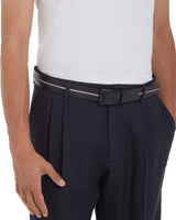 Tommy Hilfiger Denton Fixed Belt Kemer Space Blue