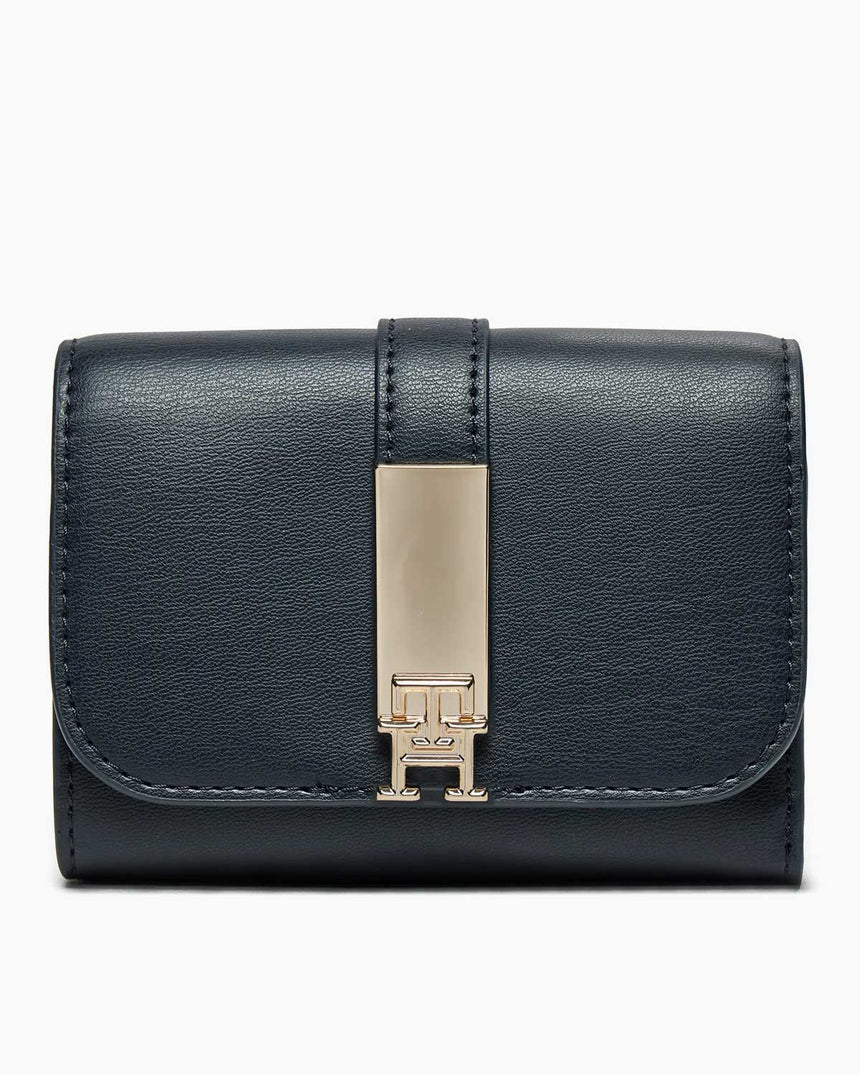 Tommy Hilfiger Heritage Med Flap Metal Logolu Cüzdan