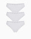 Guess 3Pack Basic Brief Logolu Külot Pure White