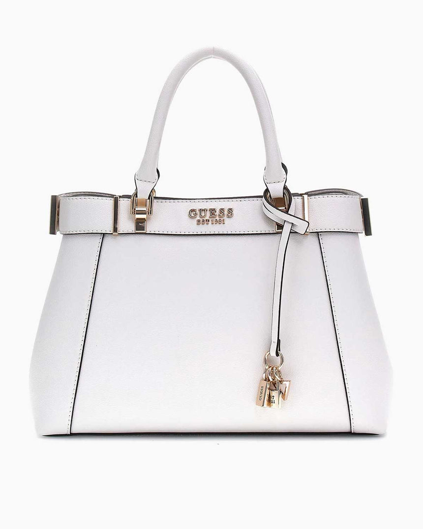 Guess Anadela Satchel El Çantası White