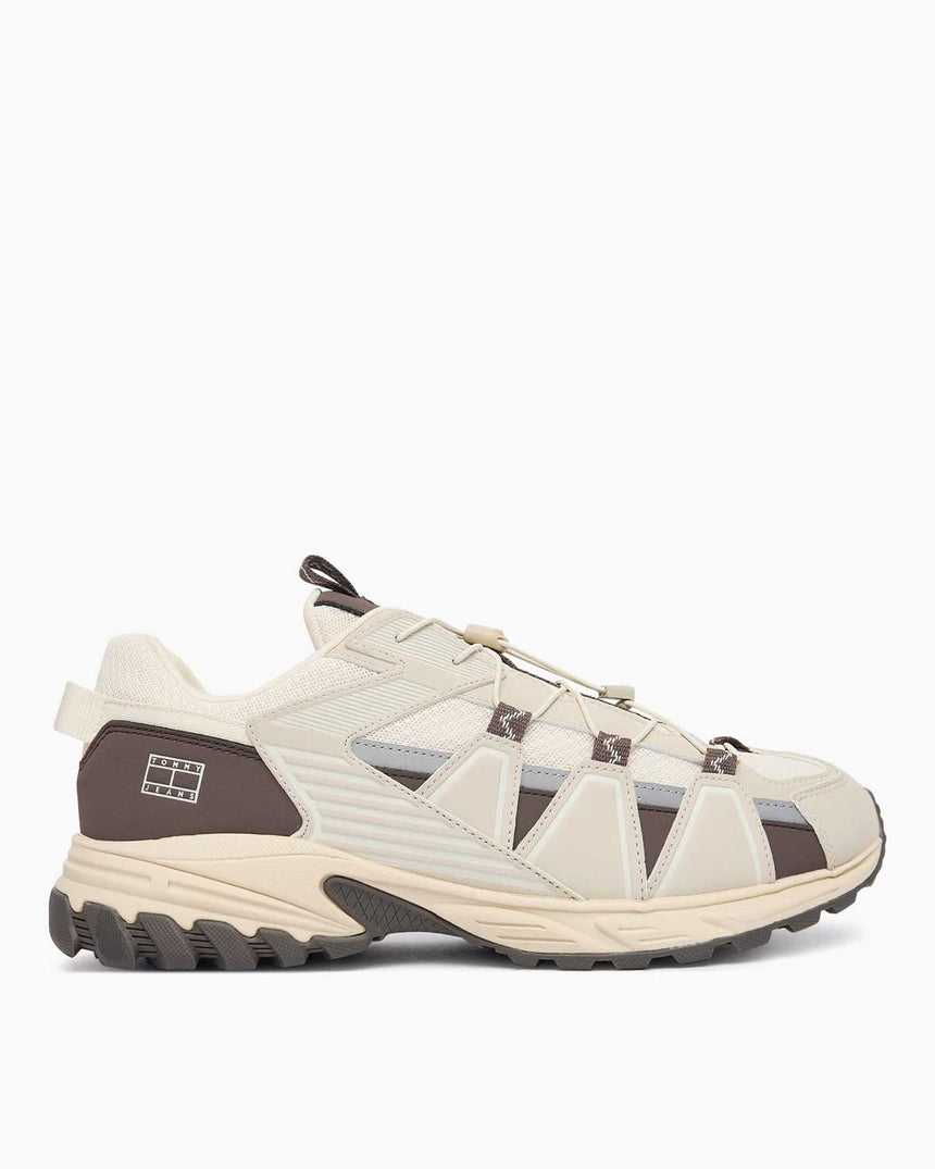 Tommy Hilfiger Fraser Tjm Outdoor Runner Erkek Sneaker Gulf Sand/Black Walnut