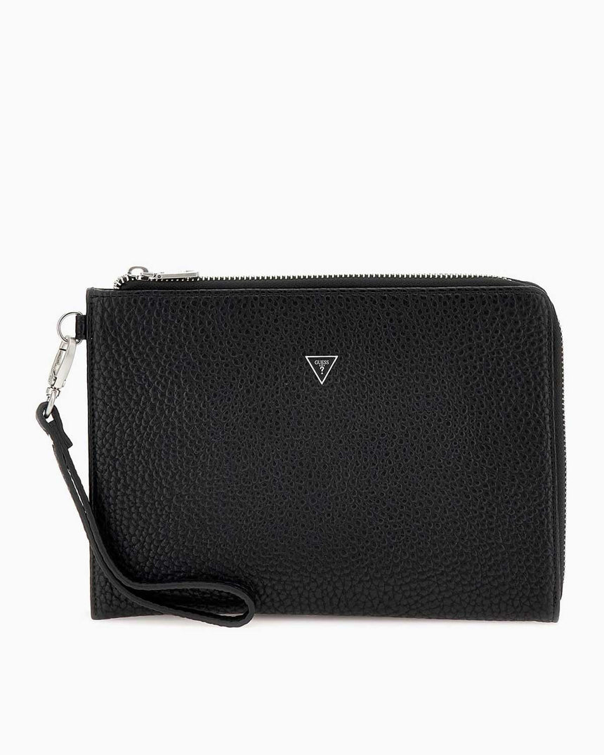 Guess Bath Medium Clutch Portföy Cüzdan Black