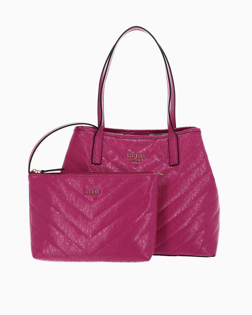 Guess Vikky Tote Omuz Çantası Fuchsia