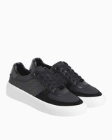 Calvin Klein Logolu Lace Up Sneaker Black Mono