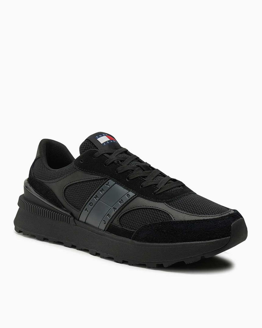 Tommy Hilfiger Tjm Techinal Runner Erkek Sneaker Black