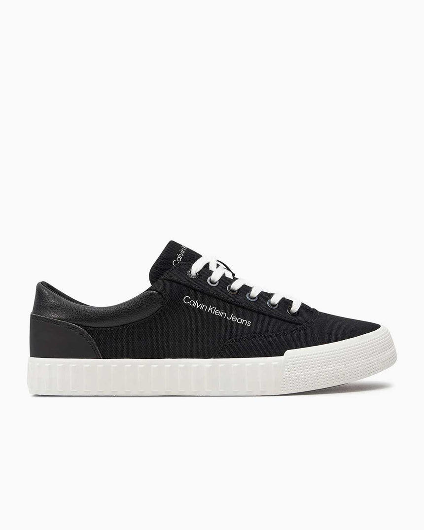 Calvin Klein Skater Lace Up Sneakers Black/Bright White