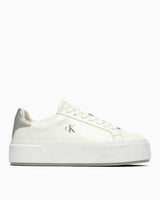 Calvin Klein Sienna Flatform Nappa Kadın Sneaker Bright White/Silver