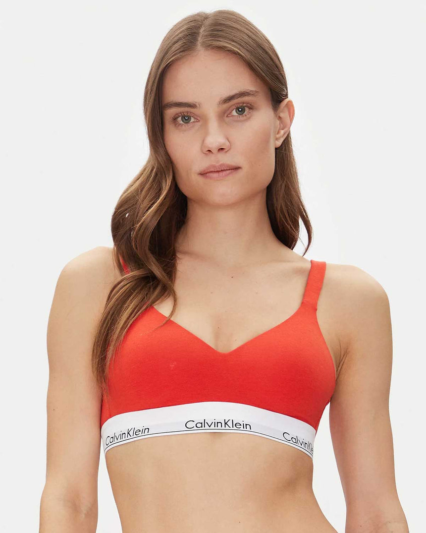 Calvin Klein Icon Cotton Modal Lift Bralette Molten