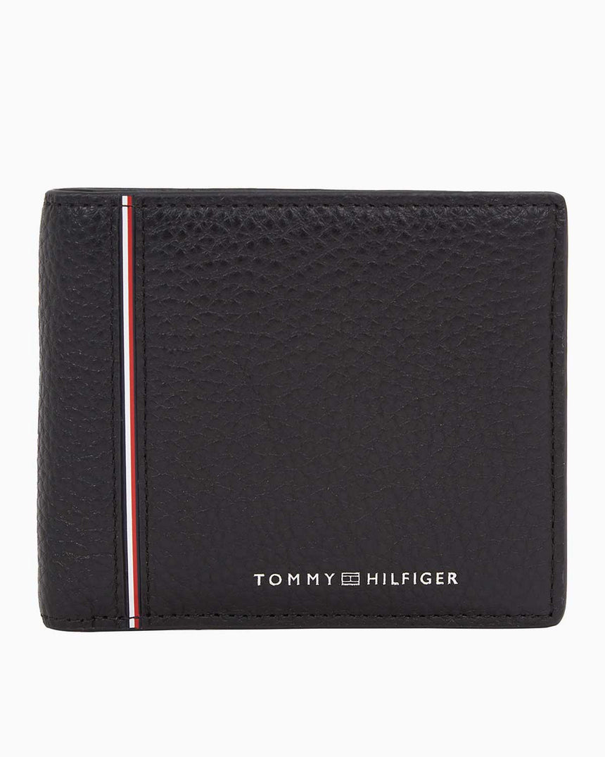 Tommy Hilfiger Corp Business Extra CC and Coin Erkek Cüzdan Black