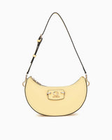 Guess Anadela Top Zip Logo Detaylı Omuz Çantası Cornsilk