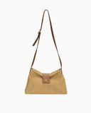 Nautica Hasır Çapraz Askılı Çanta Taba