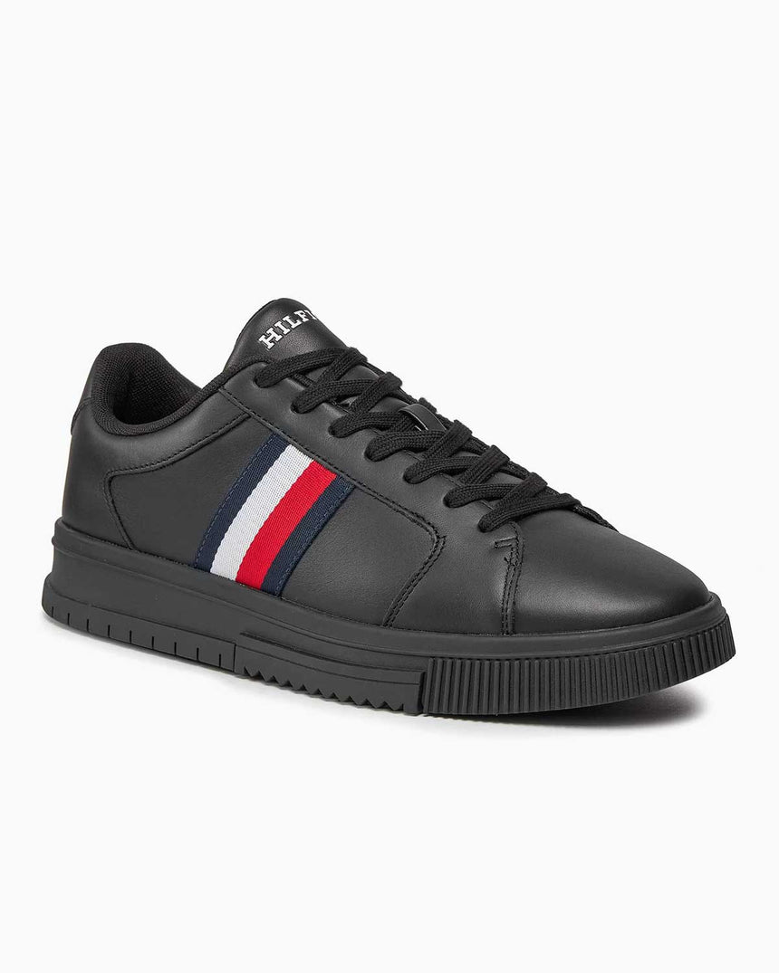 Tommy Hilfiger Supercup Stripes Low Top Sneakers Black