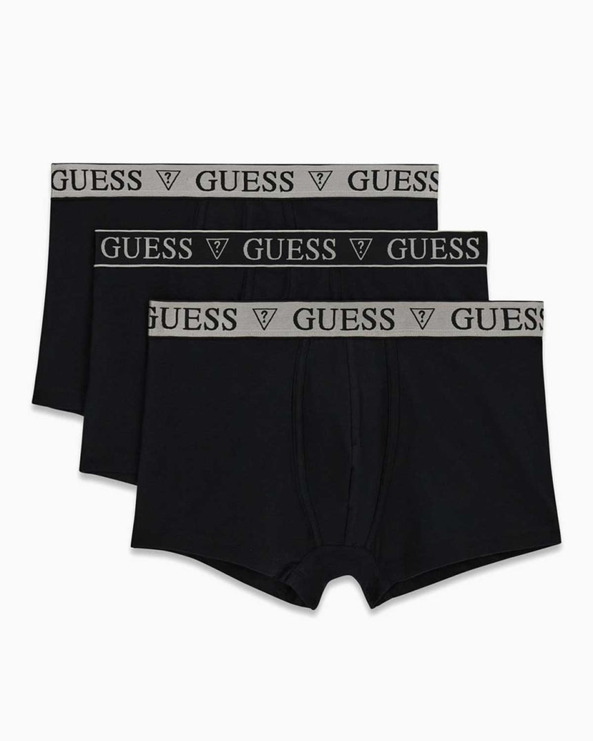 Guess Access Erkek 3lü Boxer Paketi Jet Black A996