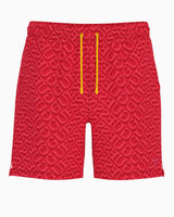 Guess Swimtrunk Bottoms Deniz Şortu Red Logo