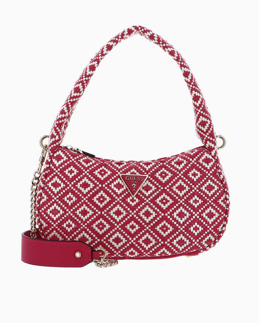 Guess Rianee Hobo Desenli Omuz Çantası Watermelon