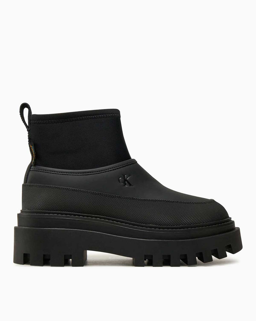 Calvin Klein Jeans Flatform Low Boots Triple Black