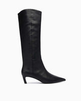 Calvin Klein Cora Ess Kitten Topuklu Uzun Bot CK Black
