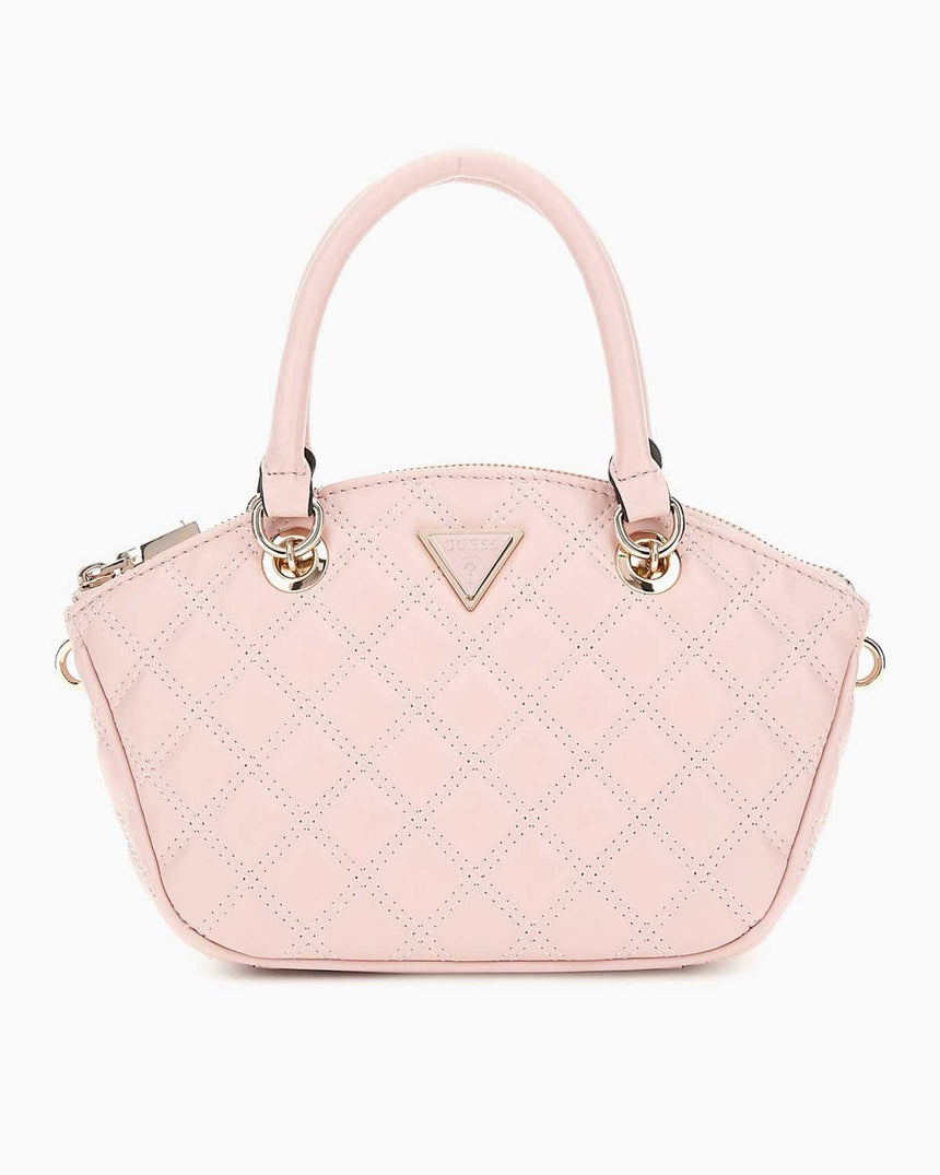 Guess Giully Mini Satchel El Çantası PEONY