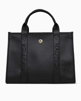 Nautica Ladies Logolu Omuz Çantası Siyah