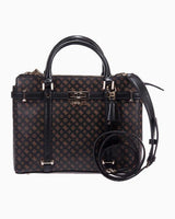 Guess Emilee Satche Logolu El Çantası Mocha Logo