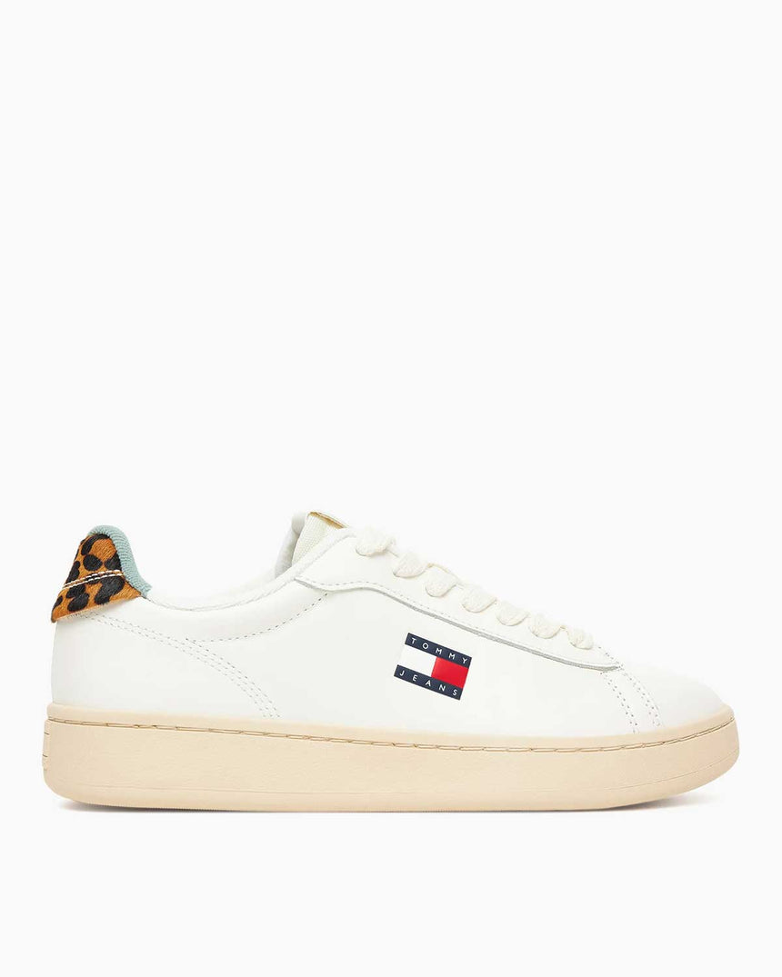 Tommy Hilfiger Arşiv 98 Leopar Kadın Sneaker Ivory/Leopard