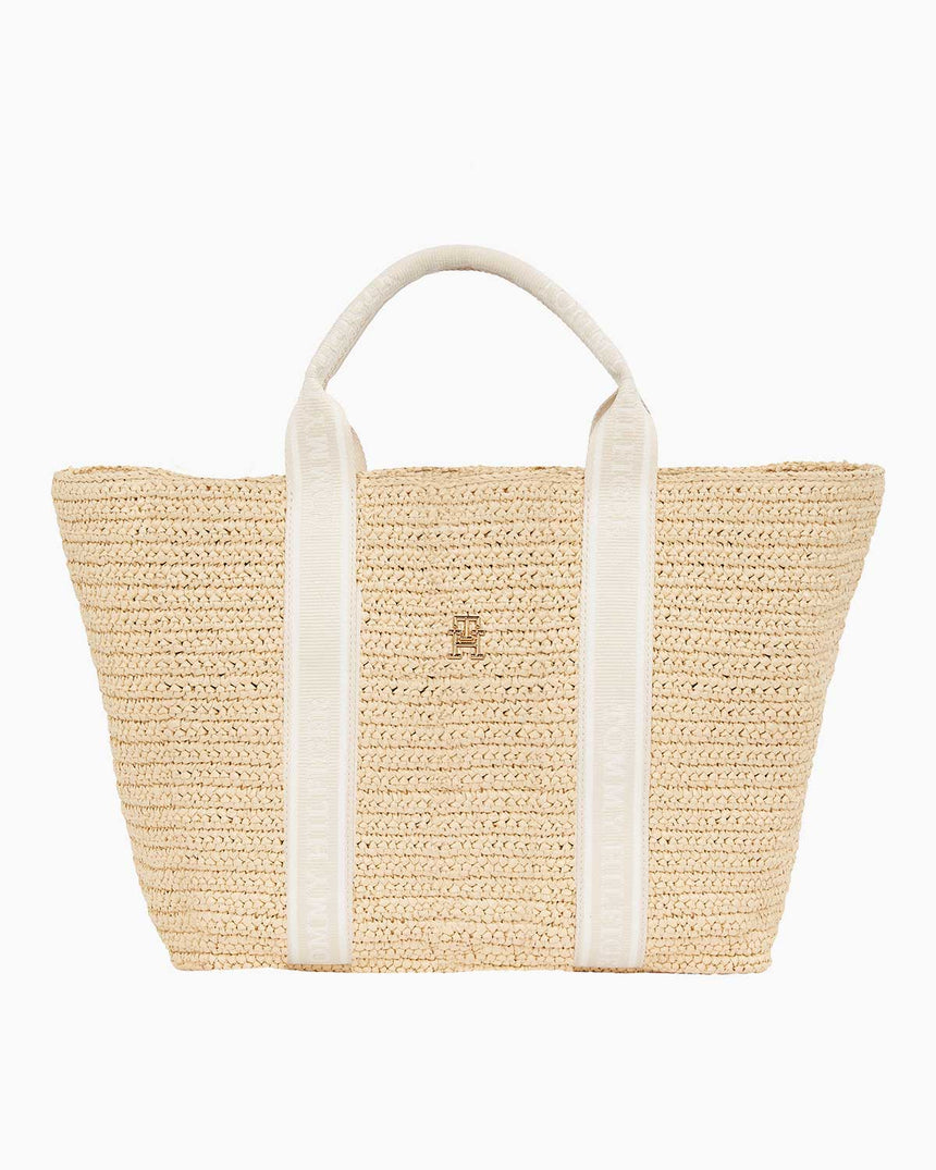 Tommy Hilfiger Spring Logotape Tote El Çantası Sugarcane