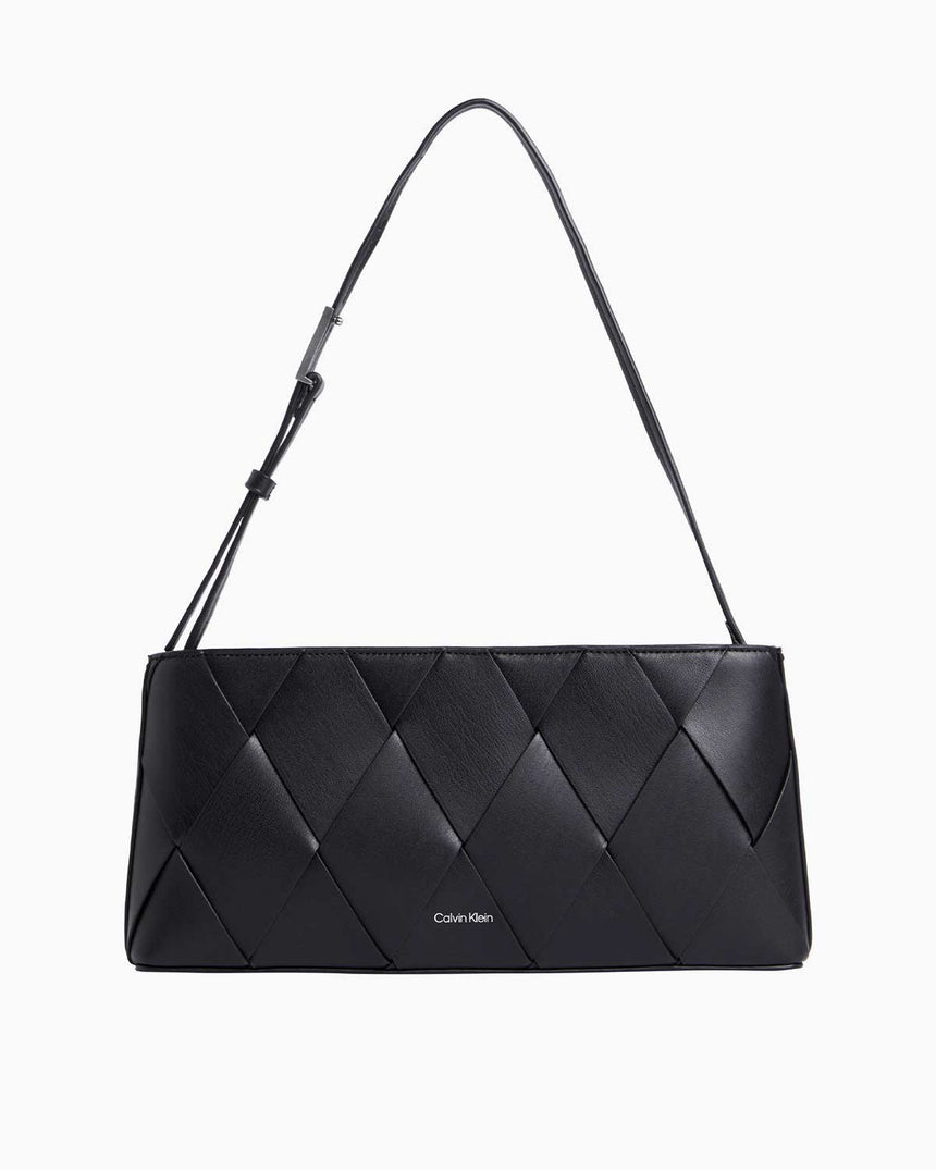 Calvin Klein Elongated Shoulder Bag Omuz Çantası CK Black
