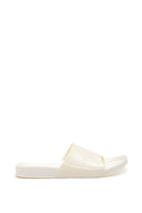 Pierre Cardin Kaydırmalı Kadın Terlik Beyaz