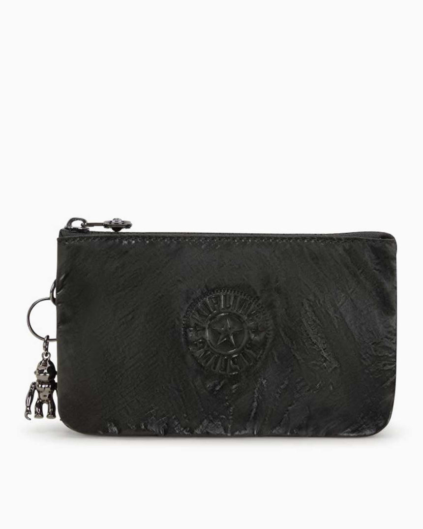 Kipling Creativity L Future Glam + Cüzdan Jet Black