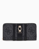 Guess Erenia Fermuarlı Büyük Boy Kadın Cüzdan Coal Logo