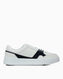 Tommy Hilfiger Kort Sanatsal Deri Erkek Sneaker Ecru/Desertsky