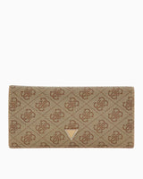 Guess Noreen Card Holder Monogram Cüzdan Latte Logo