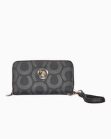 Us Polo Assn Desenli Kulplu Cüzdan Siyah