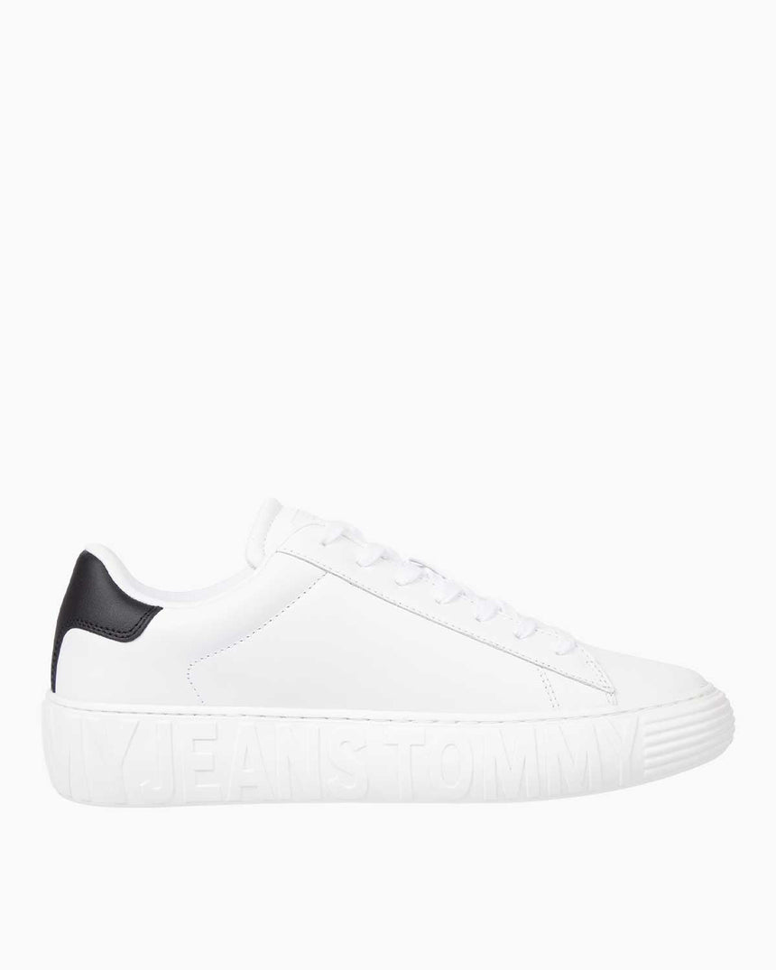 Tommy Hilfiger Leather Outsole Cupsole Sneaker White