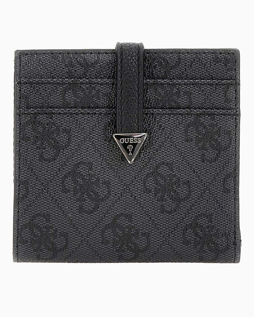 Guess Laurel Slg Card Case Monogram Kartlık Coal Logo