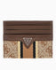 Guess Madrid Logolu Kartlık Beige / Brown
