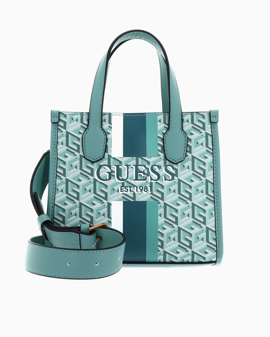 Guess Silvana Compartment Monogram Mini El Çantası
