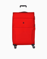 Benetton Logo Detaylı Büyük Boy Kumaş Valiz Kırmızı