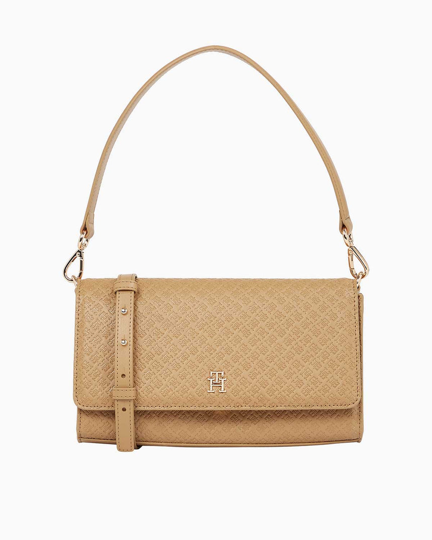 Tommy Hilfiger Eternity Shoulder Omuz Çantası Safari Canvas